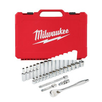 Milwaukee Hylsysarja räikällä 3/8"  32 osaa (mm)