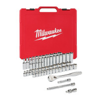 Milwaukee hylsysarja räikällä 3/8" 56 osaa (mm/inch)