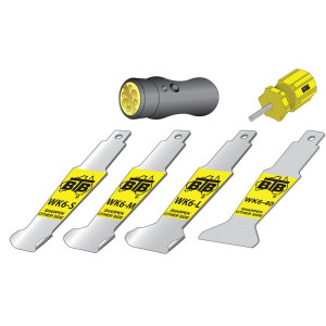 Pinchweld Scraper Set, 6 osaa